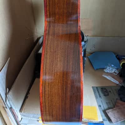 Handmade 40in Bearclaw Sitka Brown Ebony Wide Nut Shellac image 19