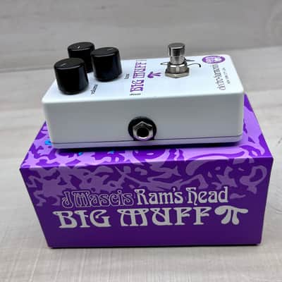 Electro-Harmonix J Mascis Signature Ram’s Head Big Muff Pi 2022 - White / Violet image 3