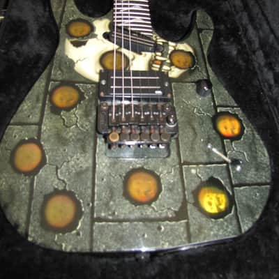 HAMER CALIFORNIAN HOLOSKULL USA VINTAGE 1992 HOLOSKULL HAND PAINTED image 4