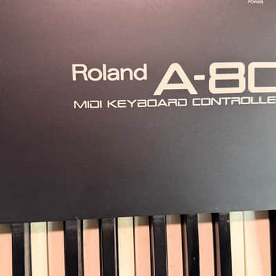 Roland A-80 88-Key MIDI Keyboard Controller 1989 - 1995 - Black image 5