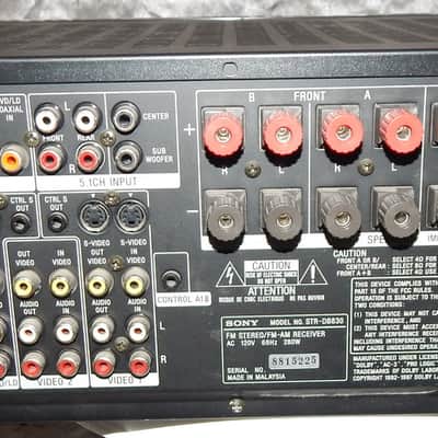 Sony STR-DB830 stereo receiver with phono input image 5