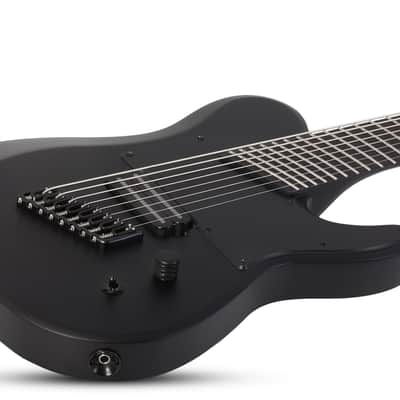 Schecter PT-8 MS Black Ops 8-String Electric Guitar Satin Black Open Pore BRAND NEW image 3