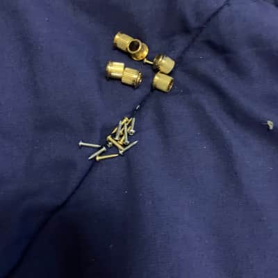 Guyker Locking tuners, 15:1, 2021, 3x3 Gold with vintage tuning heads image 2