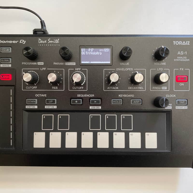 2010s Pioneer Toraiz AS-1 Analog Synthesizer Black