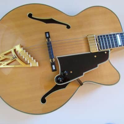 2000 D'Angelico NYL-2 Vestax 17" Archtop Natural H. Shiino Signed Label NEAR MINT! image 4