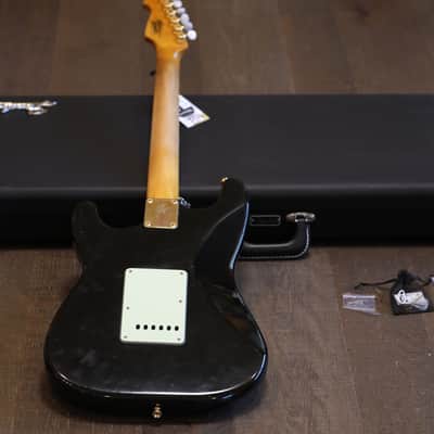 2015 Mario Martin S-Style Factory Relic Black SSS Electric Guitar + Hard Case image 11