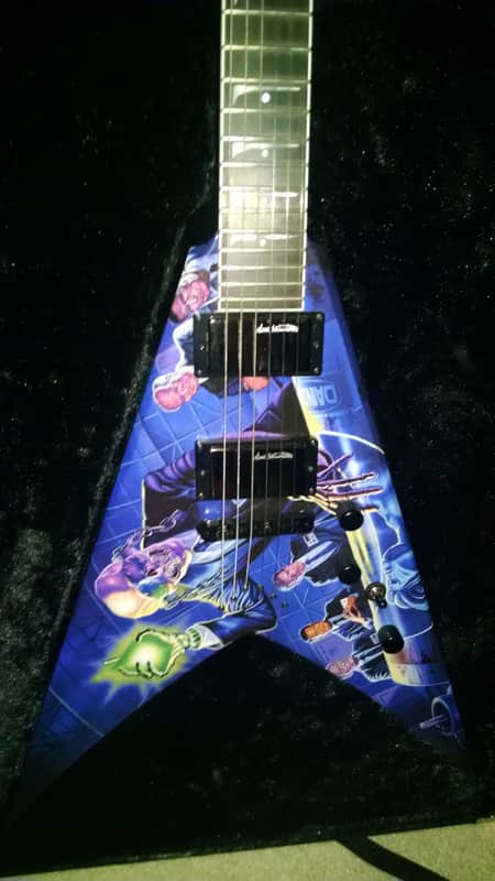 Dean Dave Mustaine Rust in Peace V Rust in Peace Graphic image 2