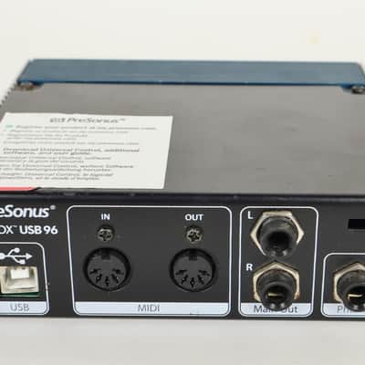 PreSonus AudioBox USB 96 USB Audio Interface Not Tested! image 4