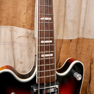 National  N-850 Bass Guitar 1968 - Sunburst image 5