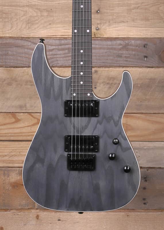 Schecter C-1 Standard Electric Guitar Charcoal Satin image 1