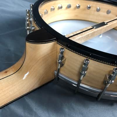 Dawson 6 String Banjitar Ganjo 12” Custom Handmade Banjo imagen 7