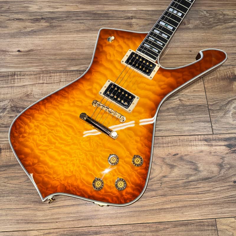 Greco GM-CST QM Amber 2026 - Quilted maple amber sunburst image 1