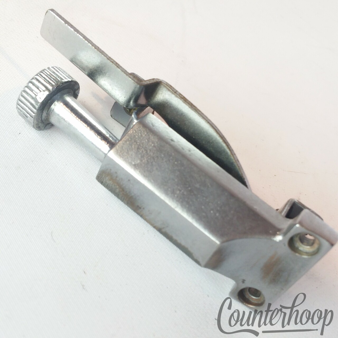 Snare Drum Throw-Off/Strainer 2 5/8"-3 1/4" Vintage Pearl Chrome Hardware Parts — main photograph