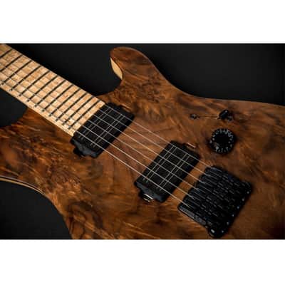 Mayones Regius 6MM CW Djentlemen Misha Mansoor Signature Series Electric Guitar Transparent Natural image 16