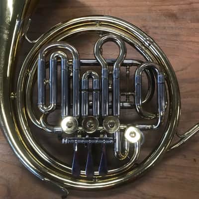 Vintage Getzen Elkhorn Compensating Double French Horn with Case/Mouthpiece. Sale Benefits Music Education Nonprofit! image 3