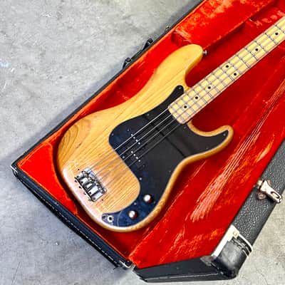 Fender Precision Bass guitar 1978 Natural original vintage USA p image 4