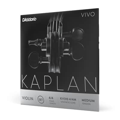 D'Addario KV310 4/4M Kaplan Vivo 4/4 Violin Strings - Medium 2014 - 2020 - Standard image 3