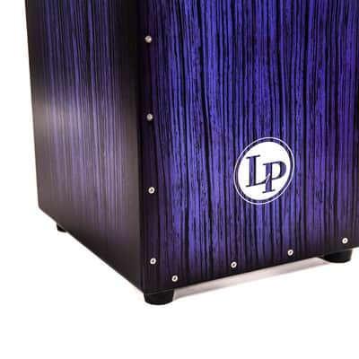 Latin Percussion LP Aspire Accent Cajon - Blue Burst Streak (LPA1332-BBS) image 3