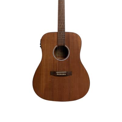Bamboo GA-41-MAHOGANY-Q Dreadnaught Mahogany Top Mahogany Harmony 6-String Acoustic-Electric Guitar image 2