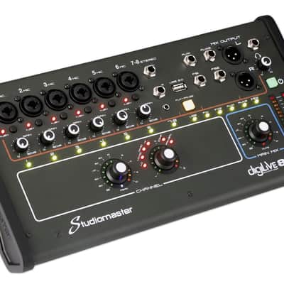 Studiomaster DigiLive 8C - 8 Input Digital Mixer image 2