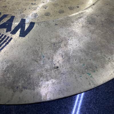 Sabian  21” signature  2000s  Brass rod morgenstein tri top ride image 9