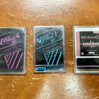 Korg wavestation wpc-12 voice crystal 1990 image 1