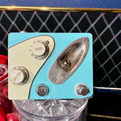 Coppersound Pedals Strategy V1 Preamp / Overdrive Sonic Blue Relic image 4