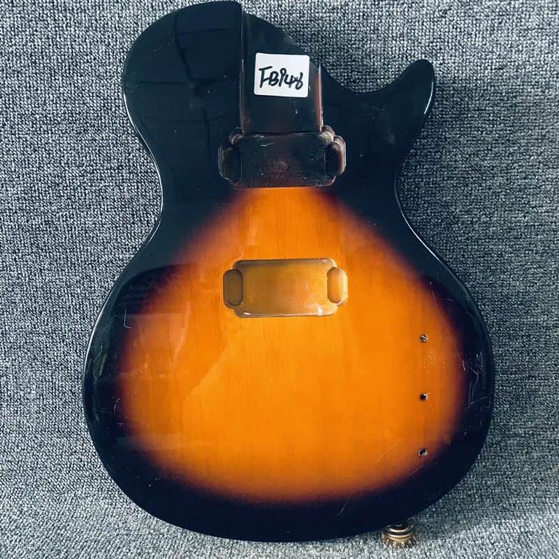 Unknown Sunburst Single Cut Guitar Body with Dual Humbucker Routing