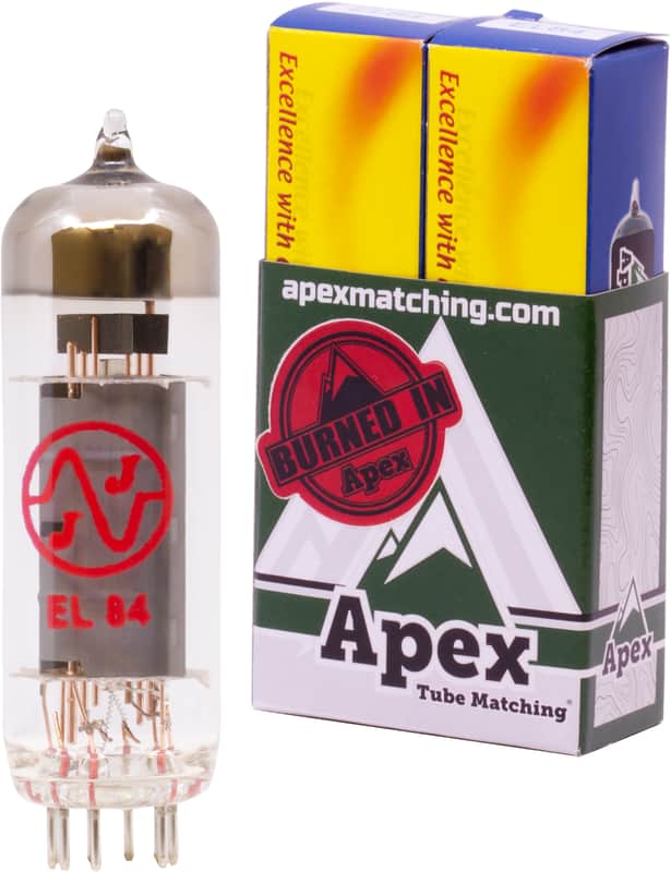 JJ Electronic EL84 Power Tube Apex Matched Pair w/ Burn-In.  New with Full Warranty!