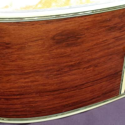 1975 Yairi YW-600 Dreadnought Guitar New Jacaranda Natural+Vintage Hard Case image 16