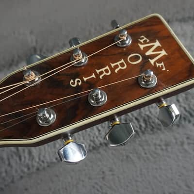 Morris TF-50SP Japan Acoustic Brazilian Rosewood w/ Hard Case image 8