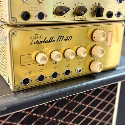 Klemt Echolette M40 c 1960 - Gold original vintage Beatles Hamburg tube amplifier AC30 original vintage Germany amp image 2