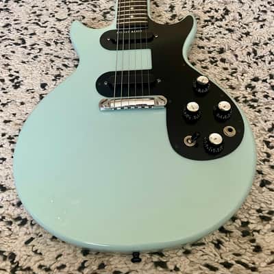1963 Gibson Melody Maker Refinished Brazilian Rosewood Pelham Blue image 3