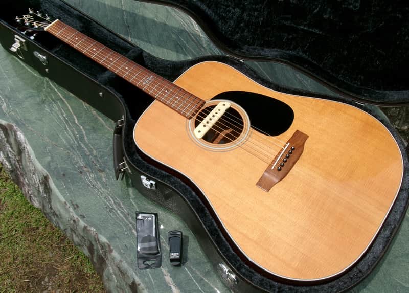 2006 Yairi AY-38 with L.R.Baggs M1 Active Pickup+Yairi Hard Case plus more extras image 1
