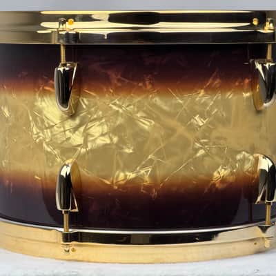 Gretsch 18/12/14/5.5x14" Gold Hdw. USA Custom Drum Set - Exclusive Espresso Burst image 18