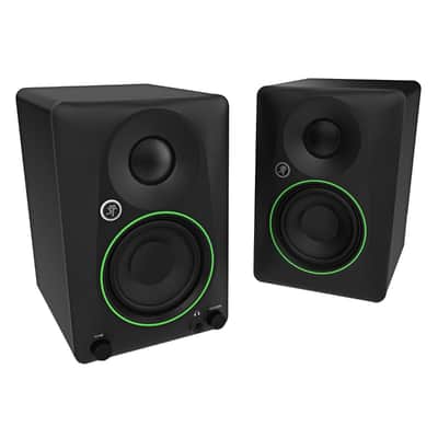 Mackie CR3.5 3.5" Powered Studio Monitor Speakers Pair w Desktop Stands image 3