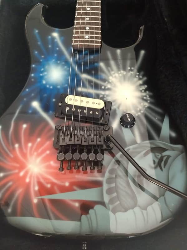 Kramer Baretta 1986 Kline Graphics Lady Liberty image 1