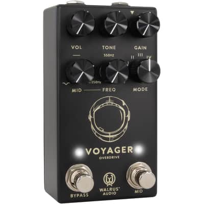 Walrus Audio Voyager MKII Preamp Overdrive Pedal, Black image 2