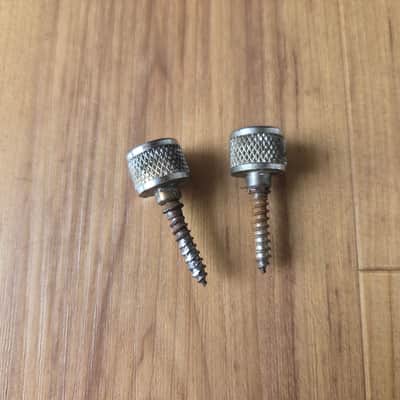 Set of Vintage 1960's Gretsch Guitar / Bass Strap Buttons! image 2