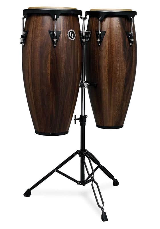 LP Aspire 10-inch and 11-inch Conga Set with Double Stand - Jamjuree (LPA646-SW)