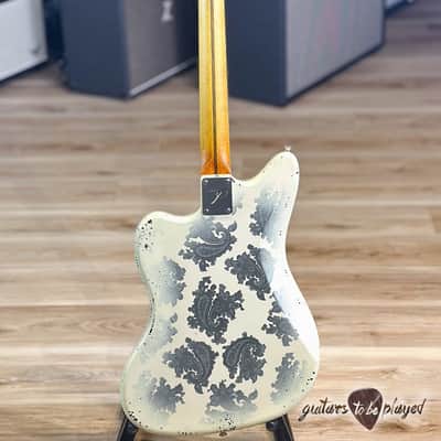 2023 Palir Imperial Jazzmaster-Style Lollar Blademaster Guitar w/ Case – Paisley image 8