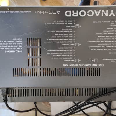 1986 Dynacord ADD-one Advanced Digital Drums & ADD-drive Advanced Digital Sampler 8-Voice Analog CEM Rack Mount Drum Machine Samples Serviced & Studio Ready image 2