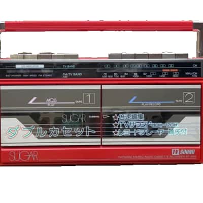 TOSHIBA RT-SW5 👉 MINT Rare Vintage Cassette Deck Boombox Sugar Japan Warranty image 1