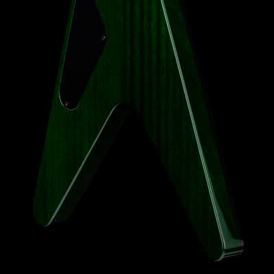 Dean USA ML Flame Top Kahler - Emerald Green Burst #21097 image 9