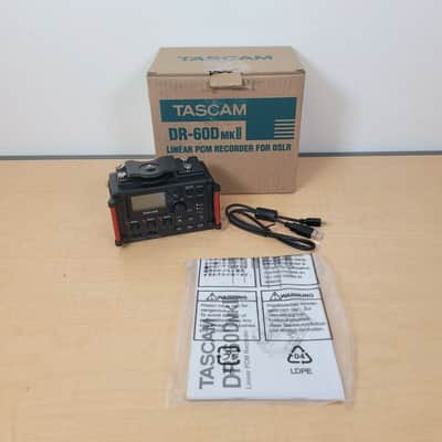 TASCAM DR-60DmkII 4-Track Portable Audio Recorder for DSLR Filmmakers - used **mint in box!! image 1