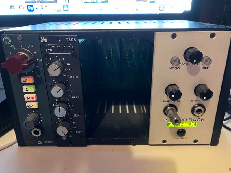 Aphex USB 500 Rack - All-In-One 4-Slot 500 Series Chassis + USB Audio Interface image 1
