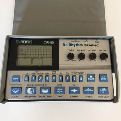 Boss DR-110 Dr. Rhythm 1980s - Silver