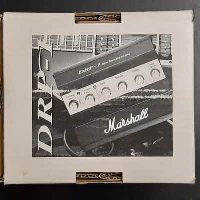 1994 - Boxed with Manual - Vintage Marshall DRP-1 1990s - Black Gold image 12