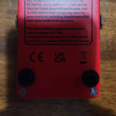 Electro-Harmonix / JHS Nano Big Muff 2 Dual Op-Amp Fuzz 2025 - Present - Red image 3
