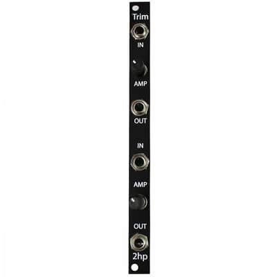 2hp TRIM Eurorack Attenuator Module (Black) image 2